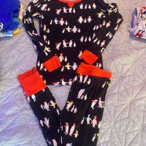 Penguin Print Kids Pajama Set